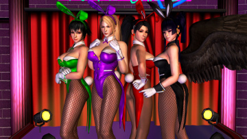 обоя 3д графика, люди , people, девушки, фон, взгляд