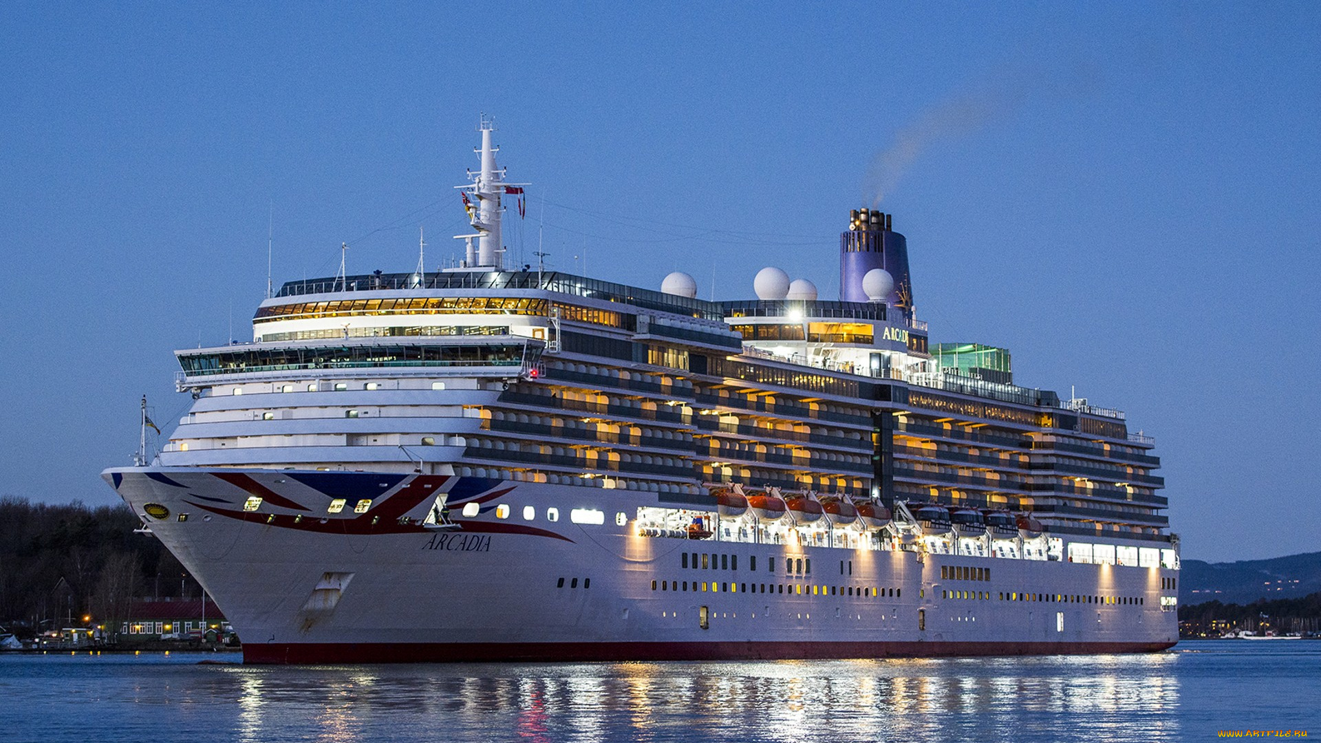 arcadia, корабли, лайнеры, лайнер, круиз