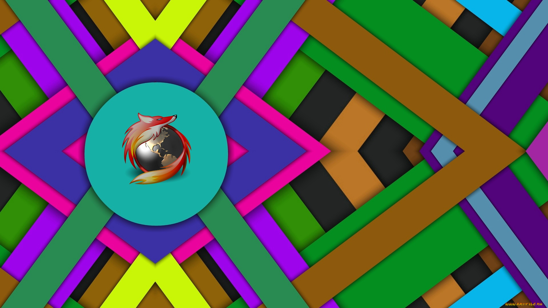 компьютеры, mozilla, firefox, узор, фон, логотип, цвета