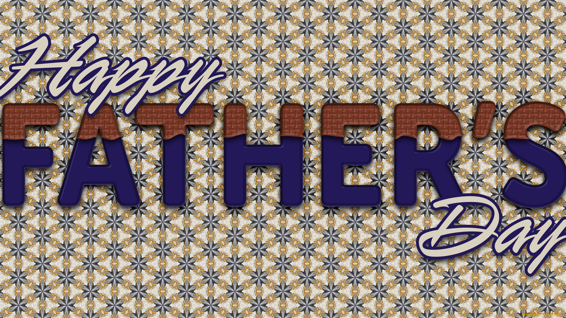 праздничные, день, отца, цвета, надпись, фон, узор