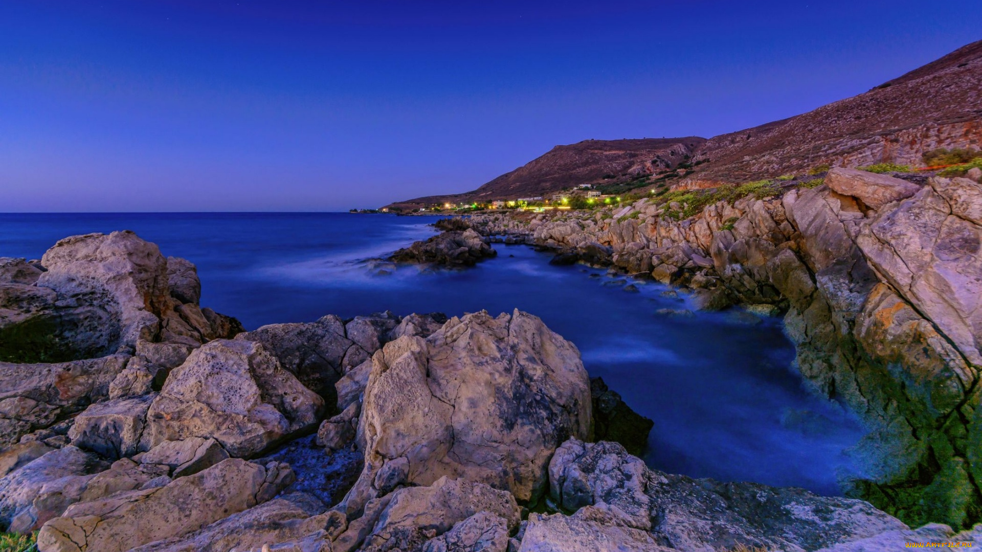 природа, побережье, скалы