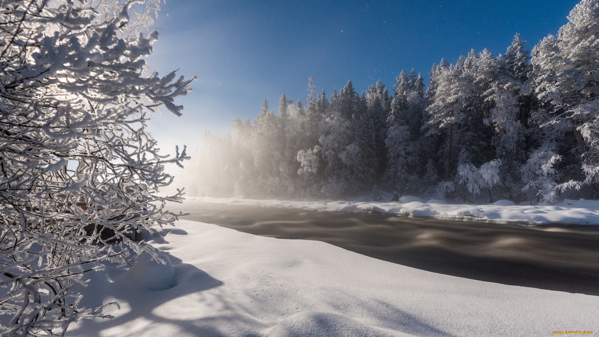 природа, зима, простор