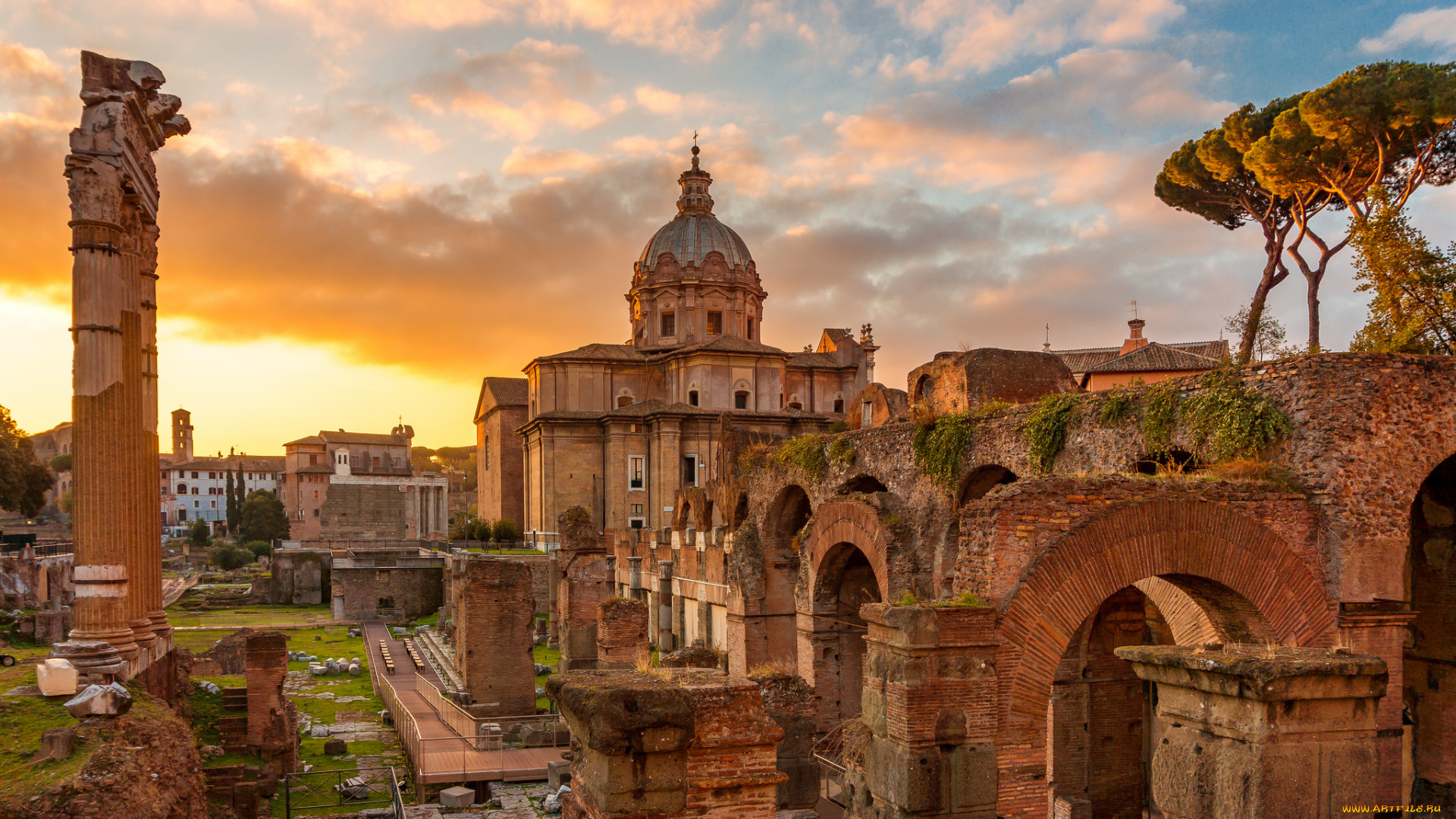 rome, города, рим, , ватикан, , италия, простор