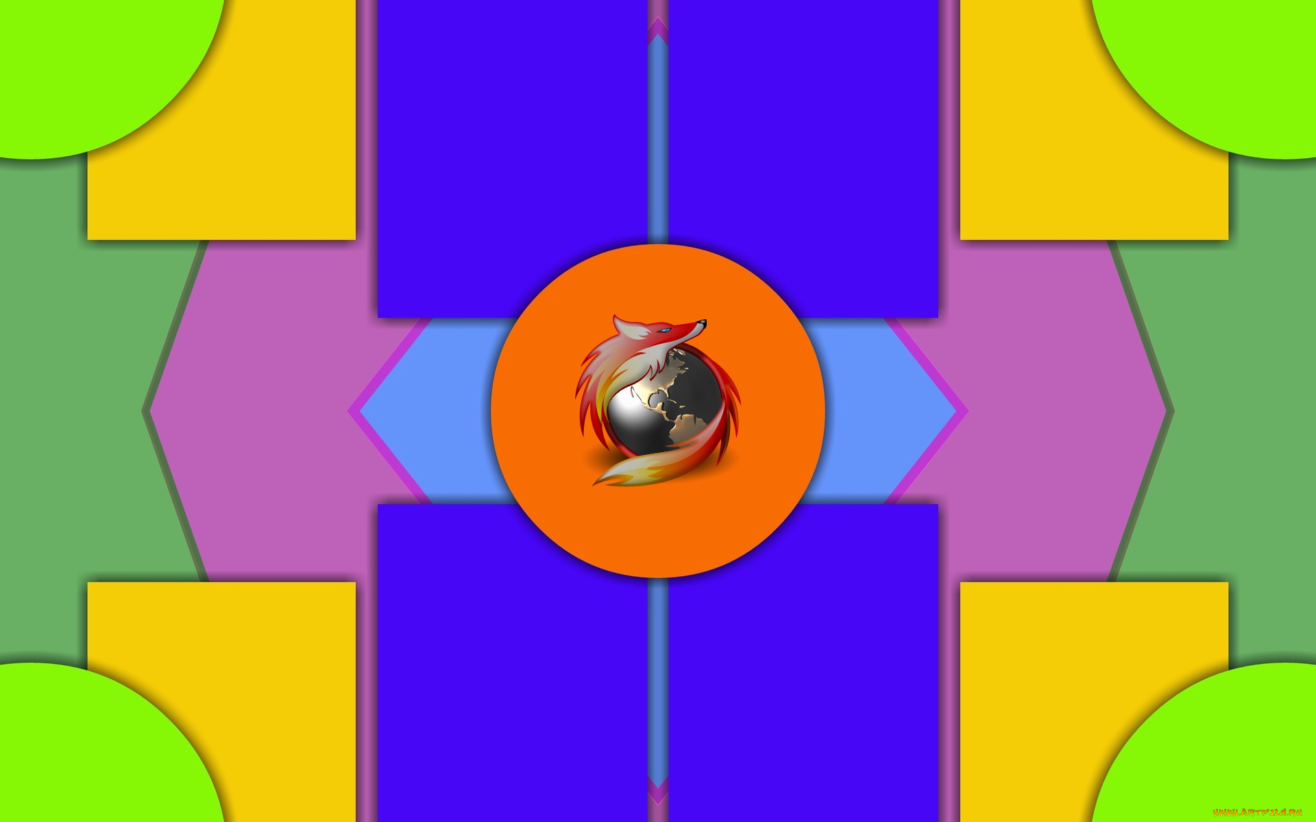 компьютеры, mozilla, firefox, логотип, цвета, фон, узор