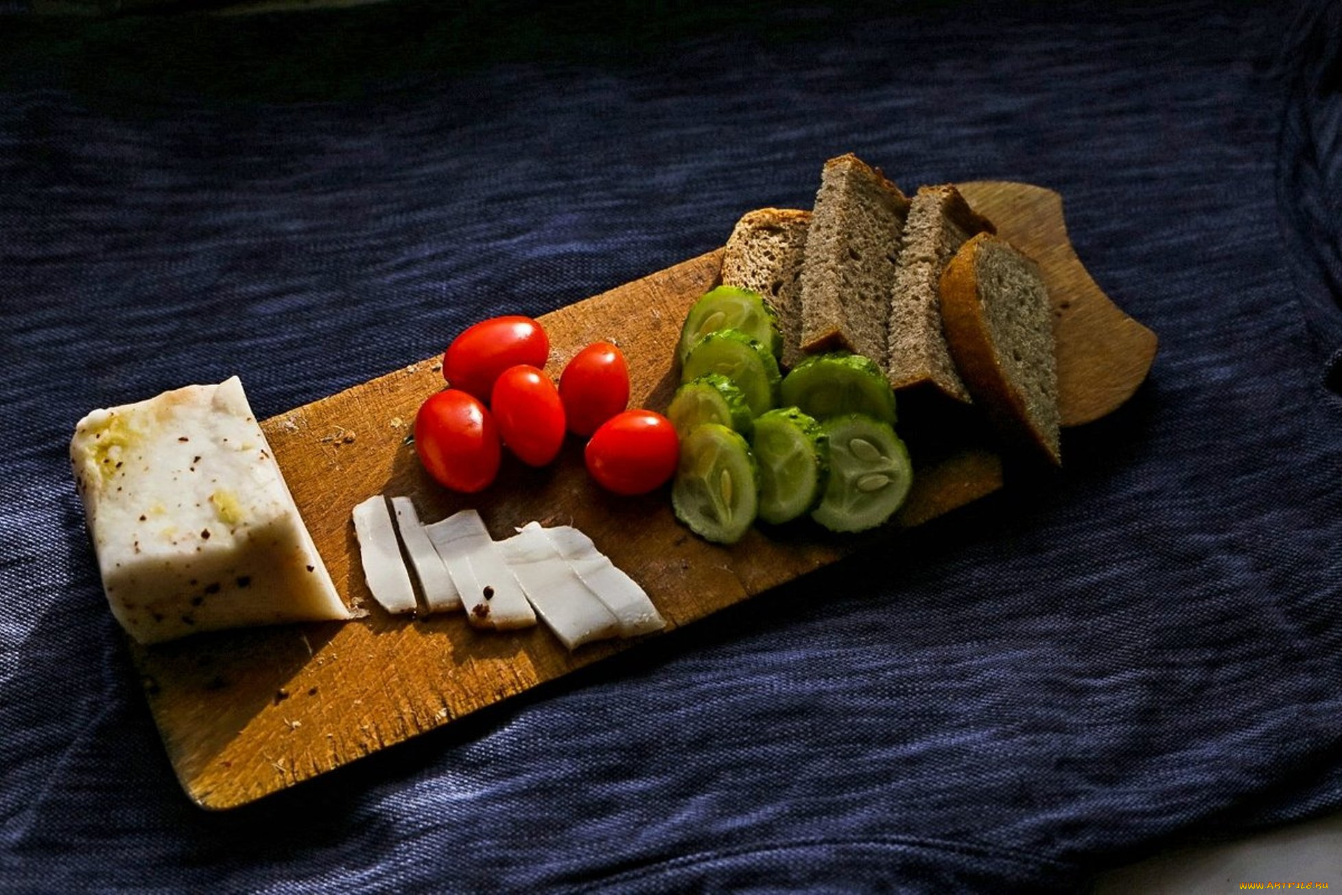 еда, разное, томаты, сало, натюрморт, помидоры, огурцы, хлеб