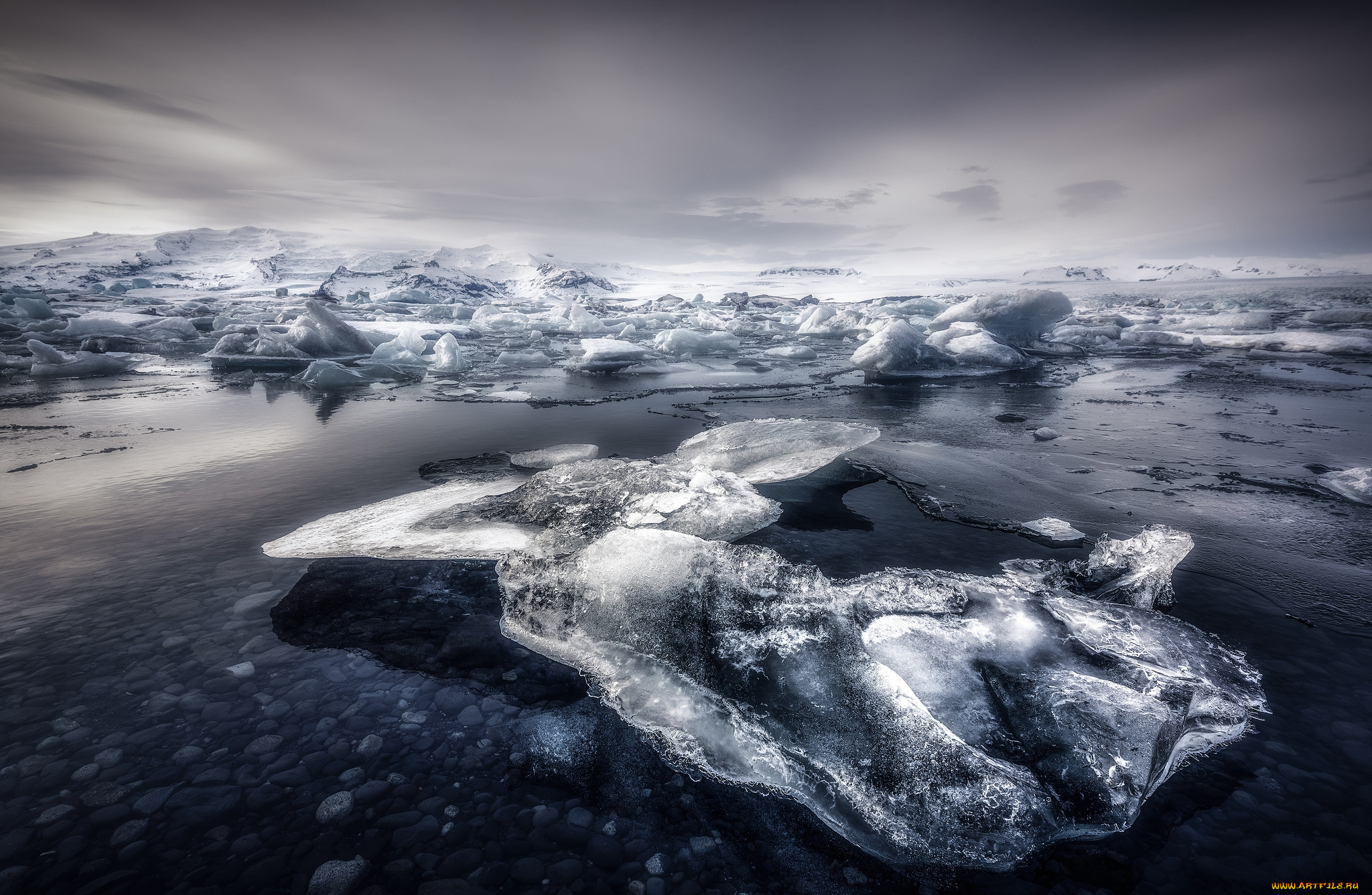 природа, побережье, простор