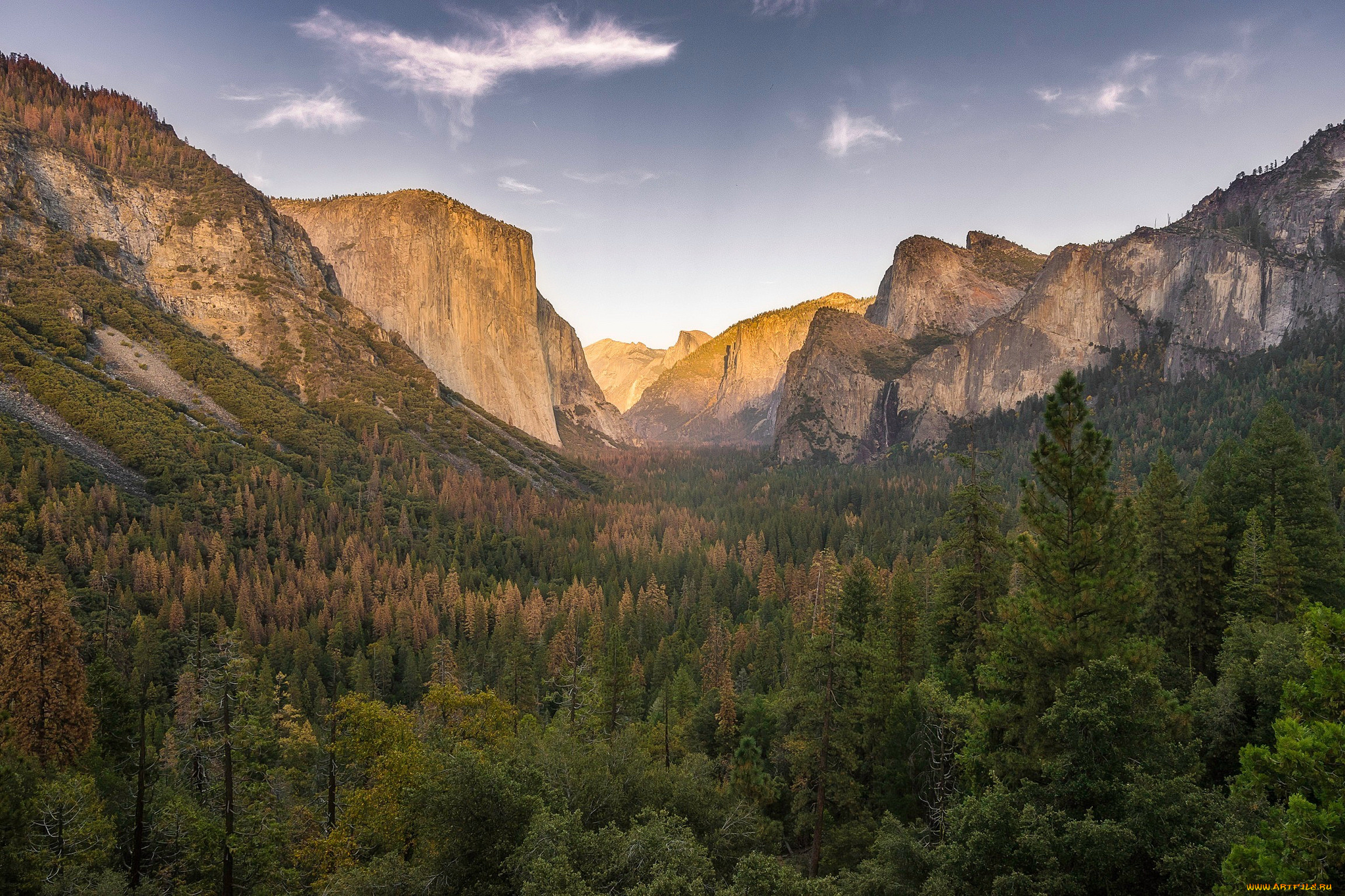 природа, горы, простор