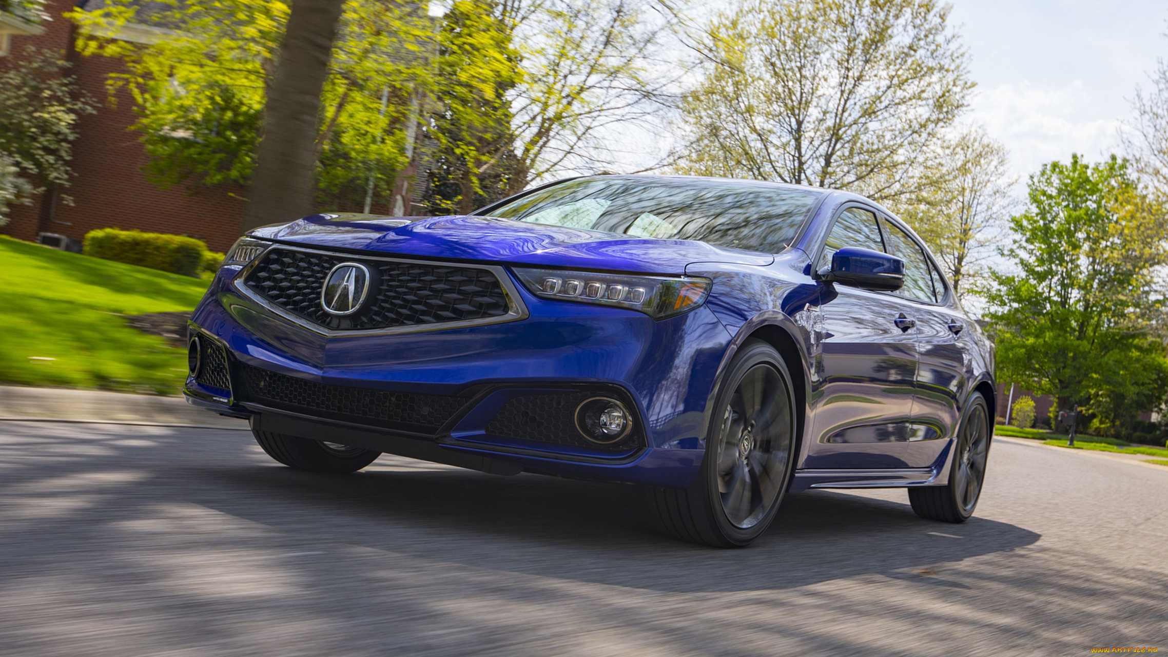 acura, tlx, a-spec, sh-awd, 2019, автомобили, acura, a-spec, tlx, blue, 2019, sh-awd