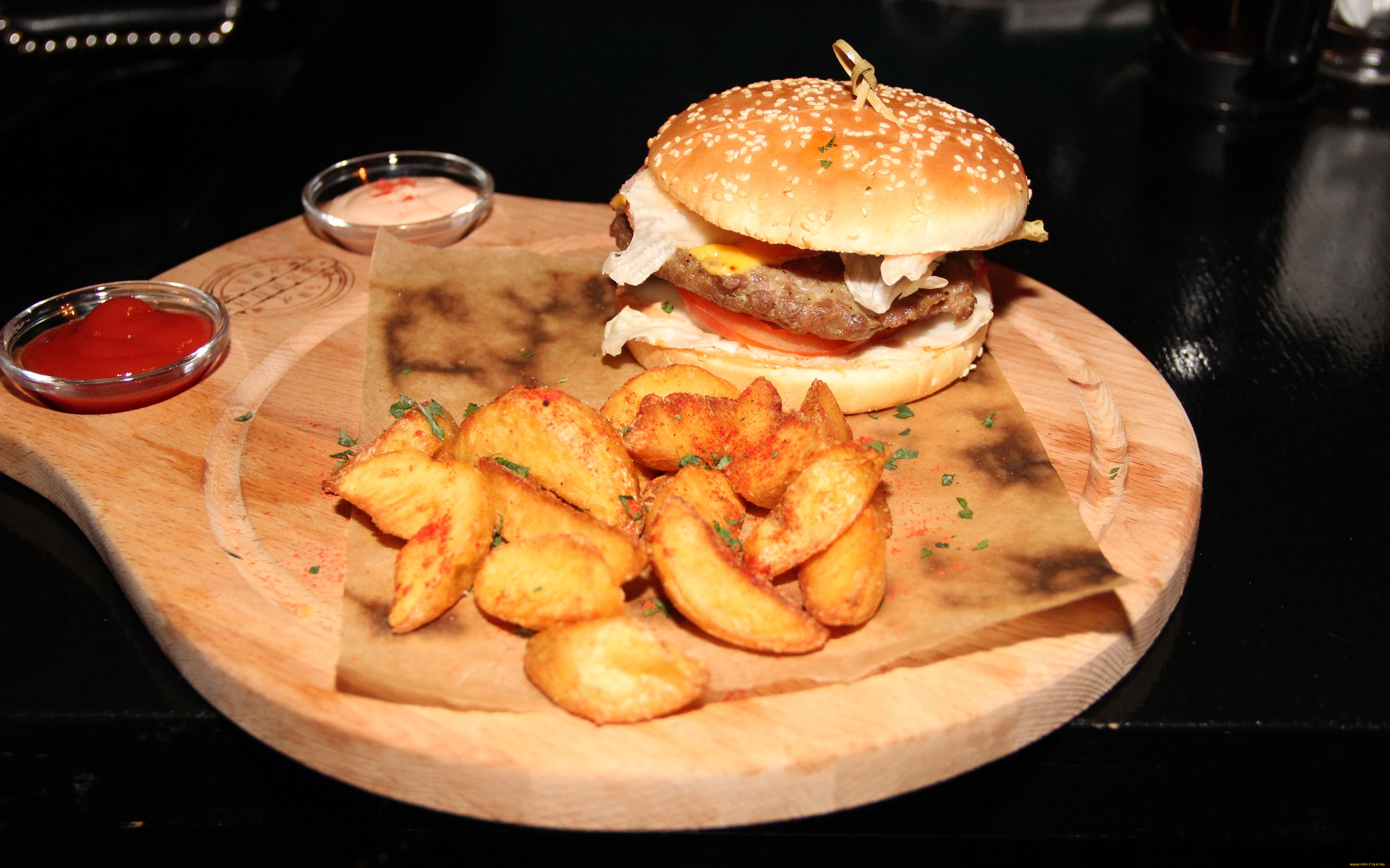 бургер, еда, бутерброды, , гамбургеры, , канапе, картофель, фри