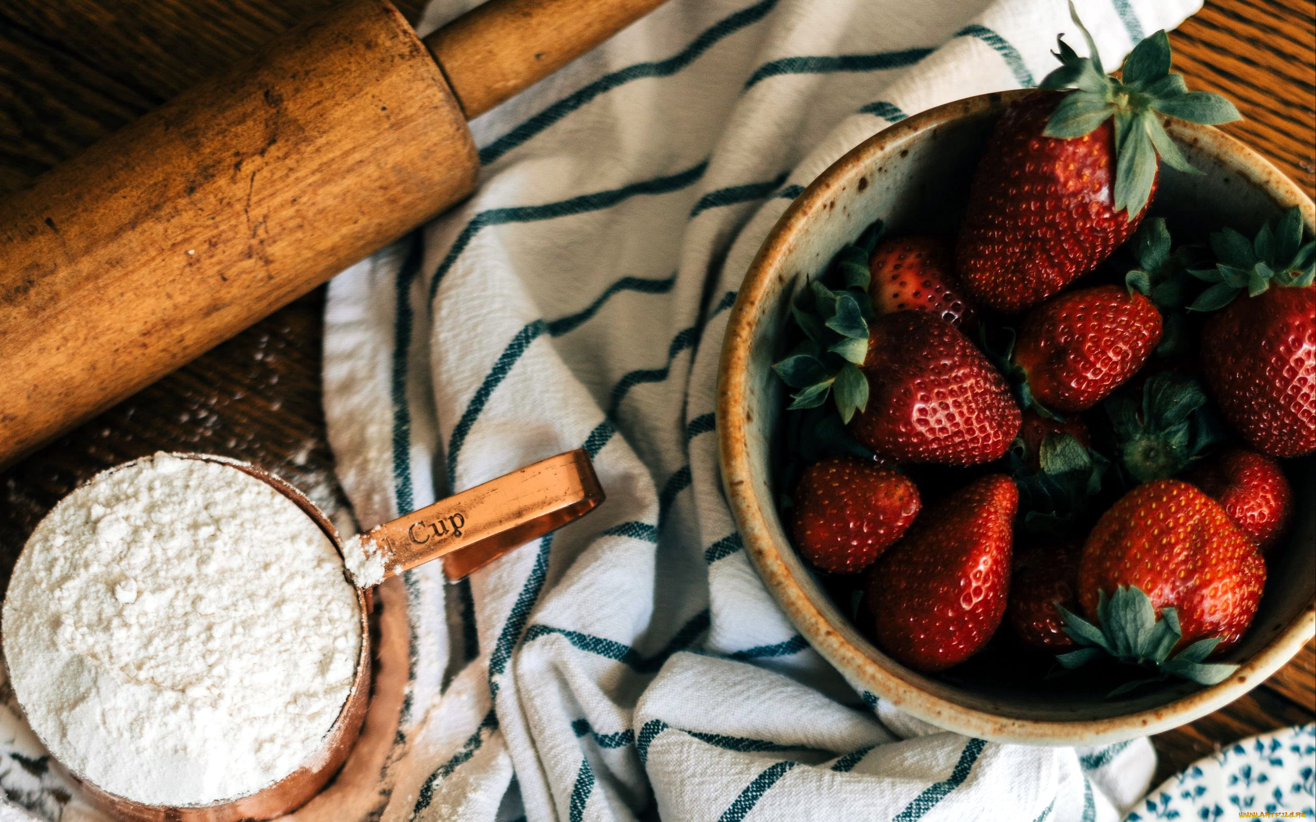 еда, клубника, , земляника