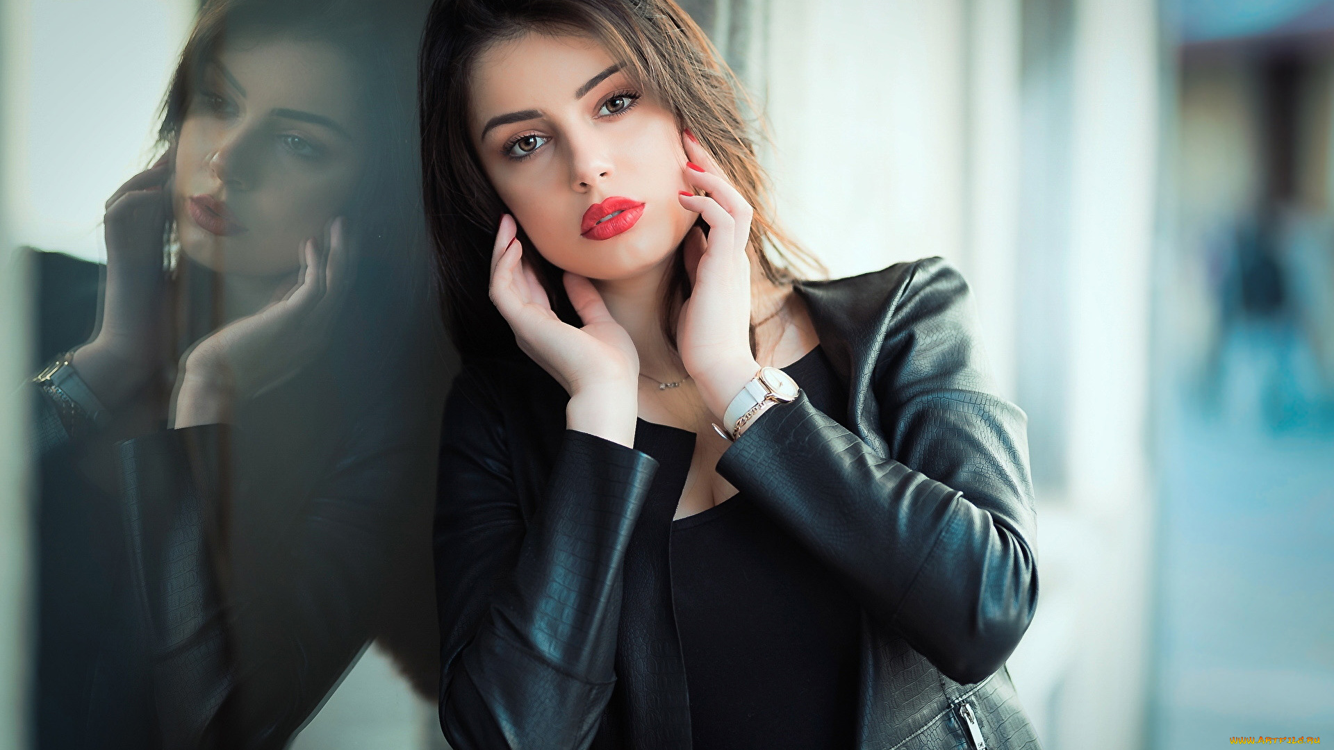 девушки, -, брюнетки, , шатенки, шатенка, куртка, грустный, взгляд