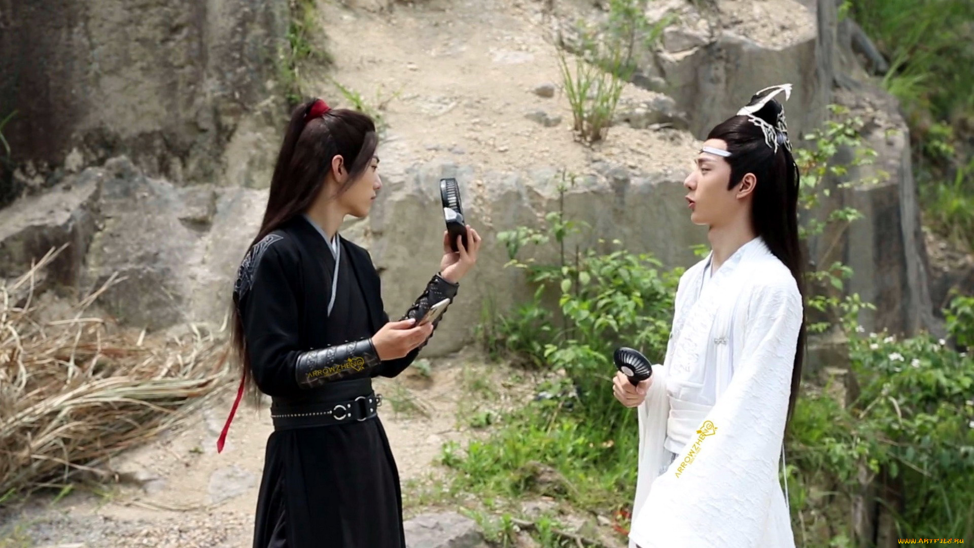 разное, знаменитости, ван, ибо, сяо, чжань, костюмы, съемки, вентилятор