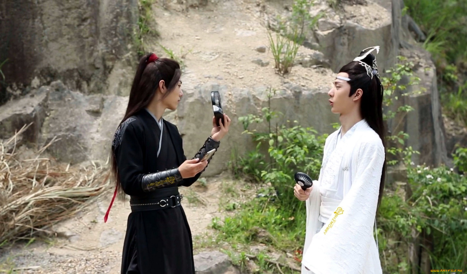 разное, знаменитости, ван, ибо, сяо, чжань, костюмы, съемки, вентилятор