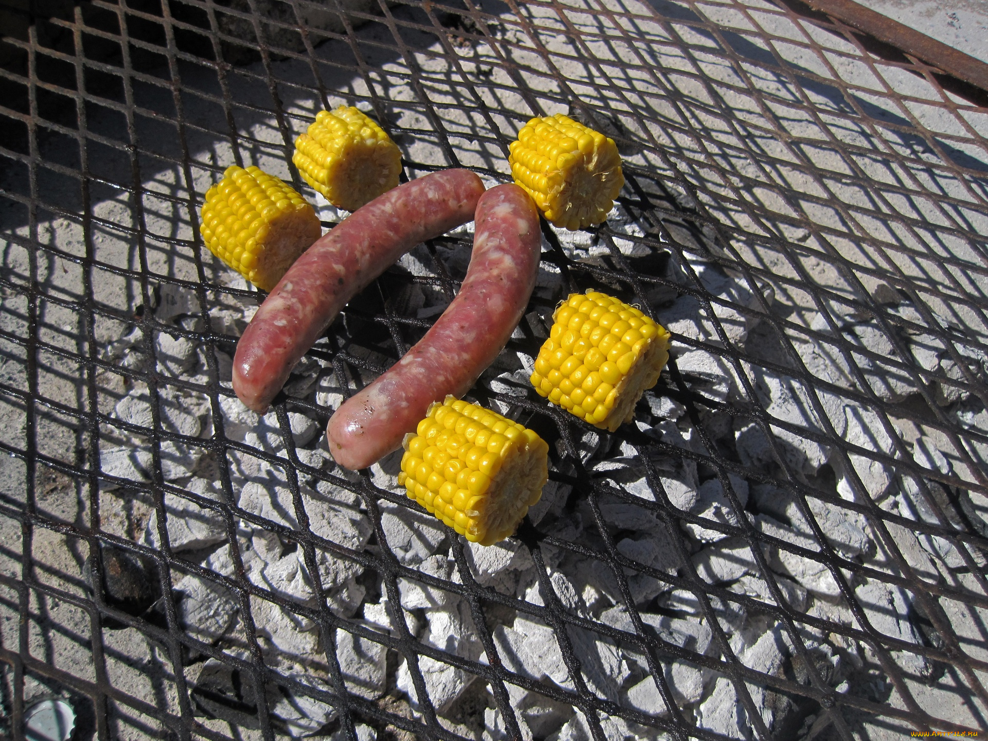 еда, шашлык, , барбекю, колбаска, кукуруза