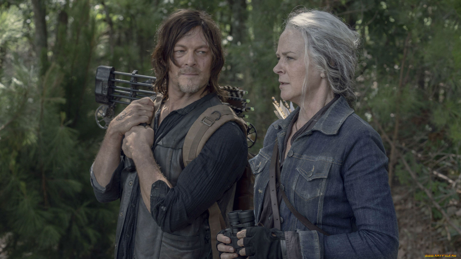 кино, фильмы, the, walking, dead, norman, reedus, daryl, melissa, mcbride, carol