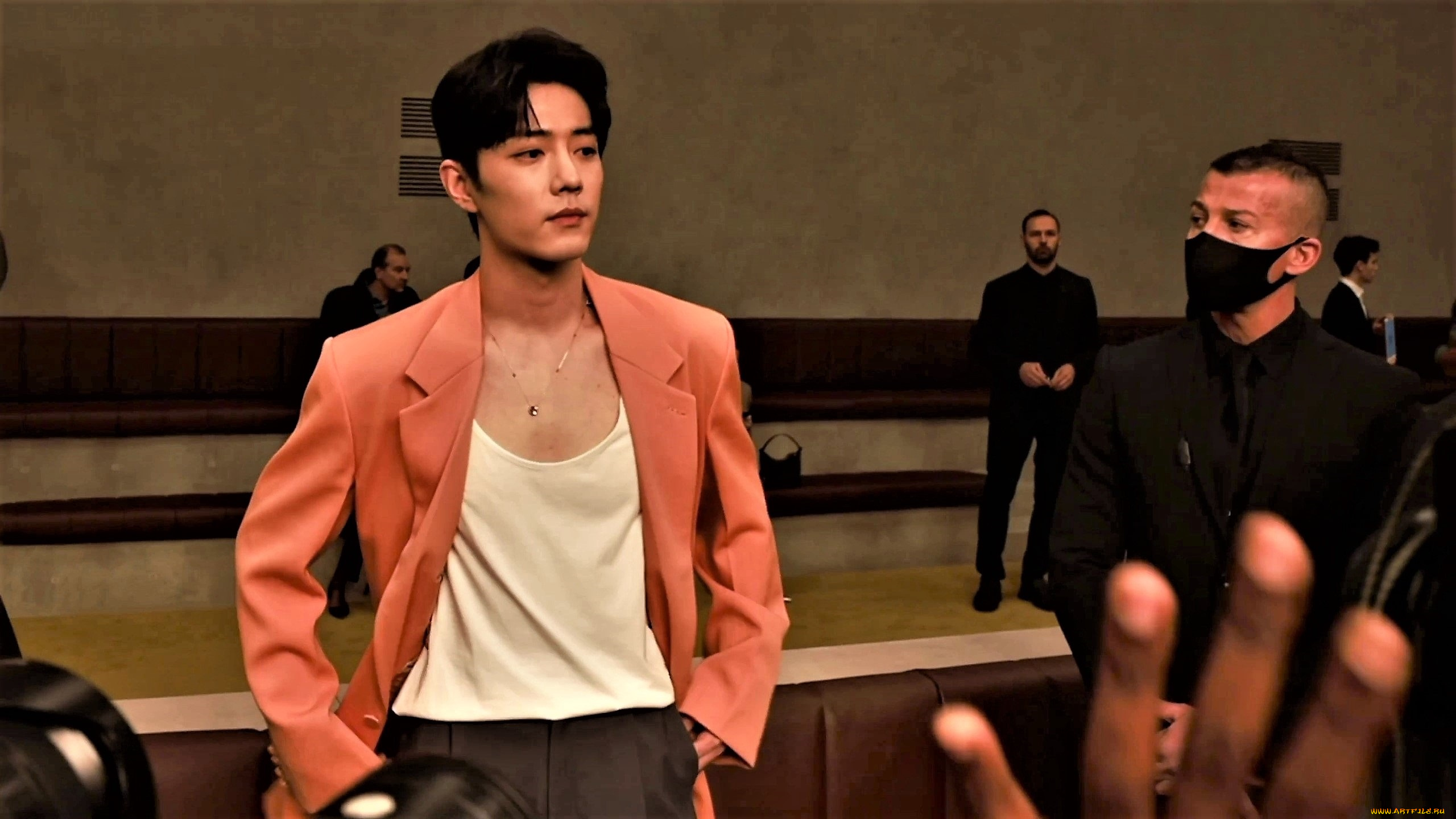 разное, знаменитости, сяо, чжань, люди, зеркало, пиджак