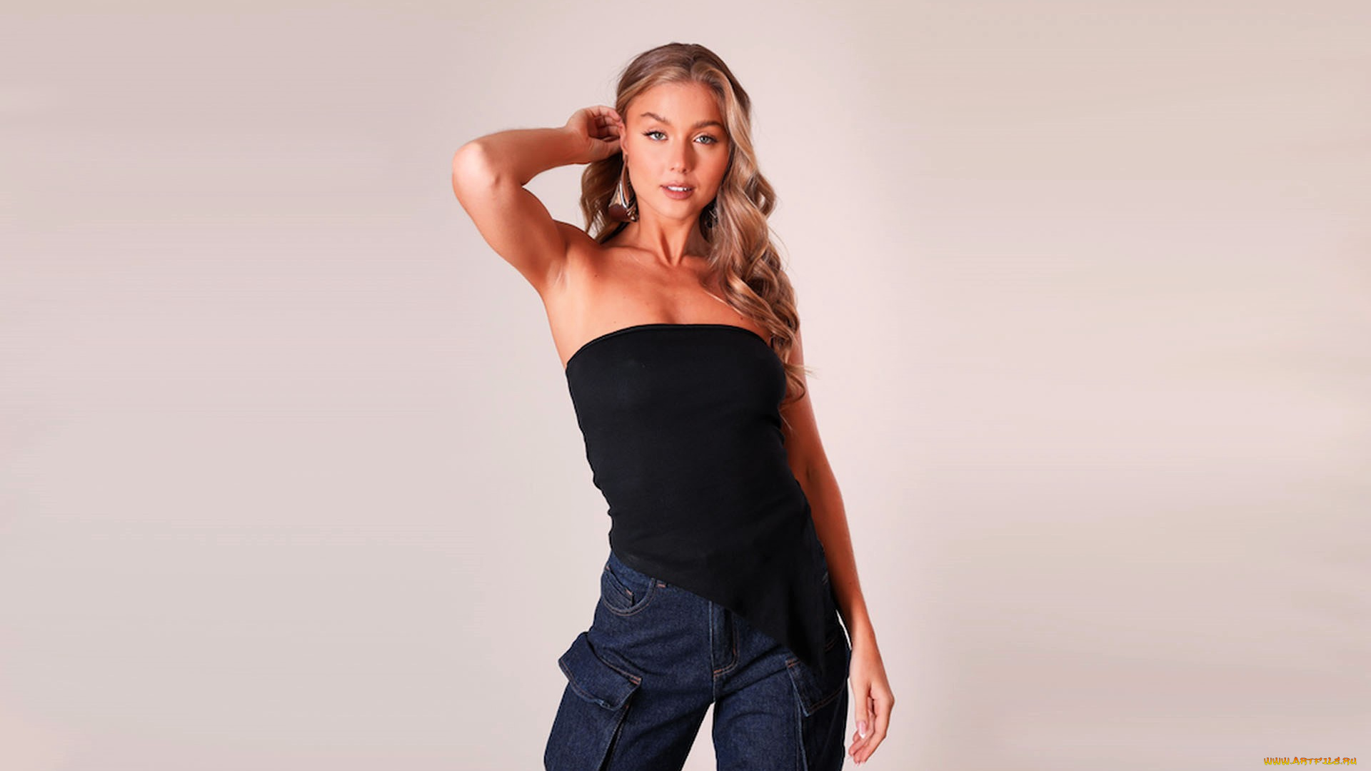 девушки, tara, goddard, русая, топ, джинсы
