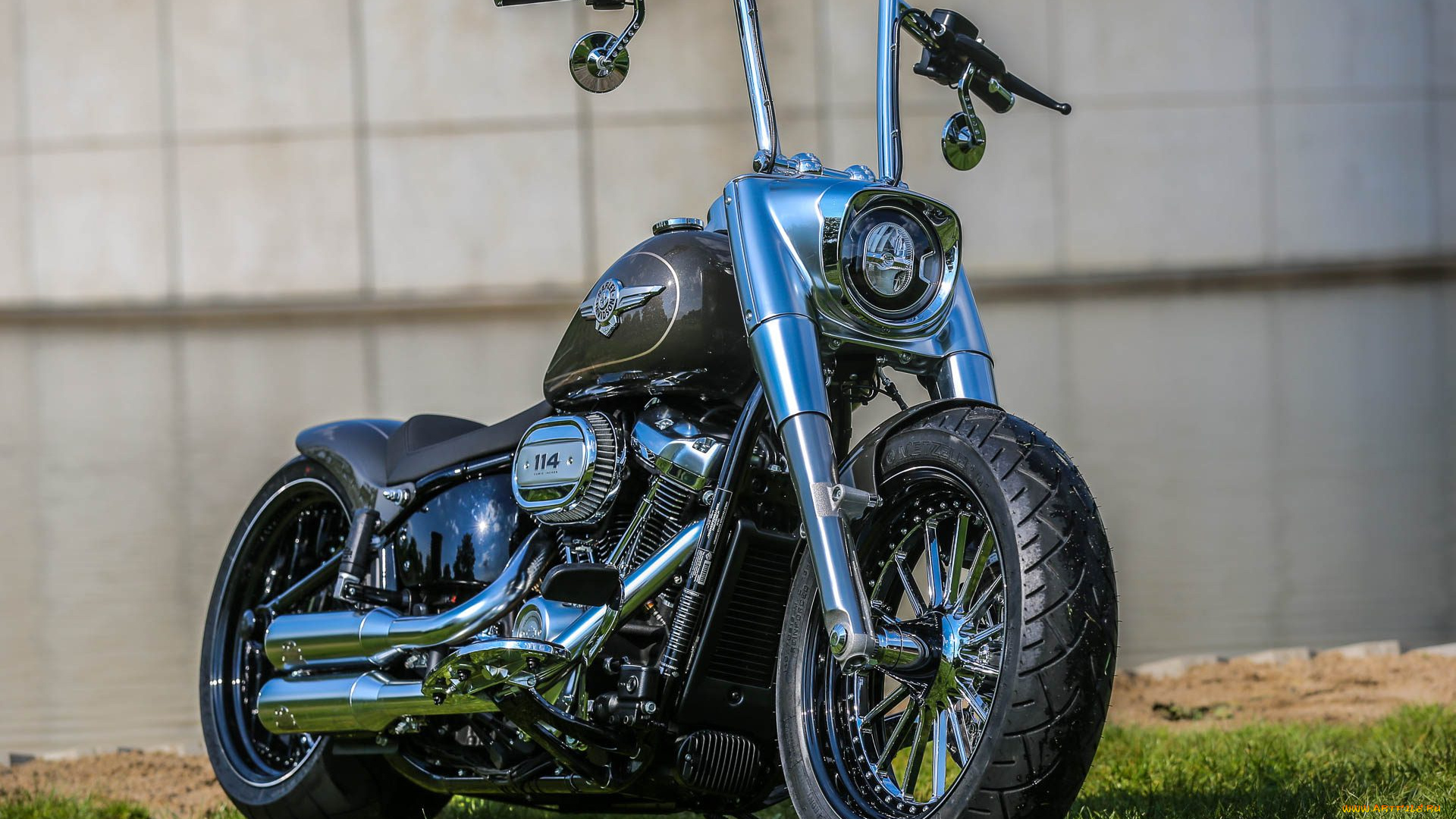 харлей, мотоциклы, harley-davidson, мотоцикл, байк, чёрный, thunderbike, customs