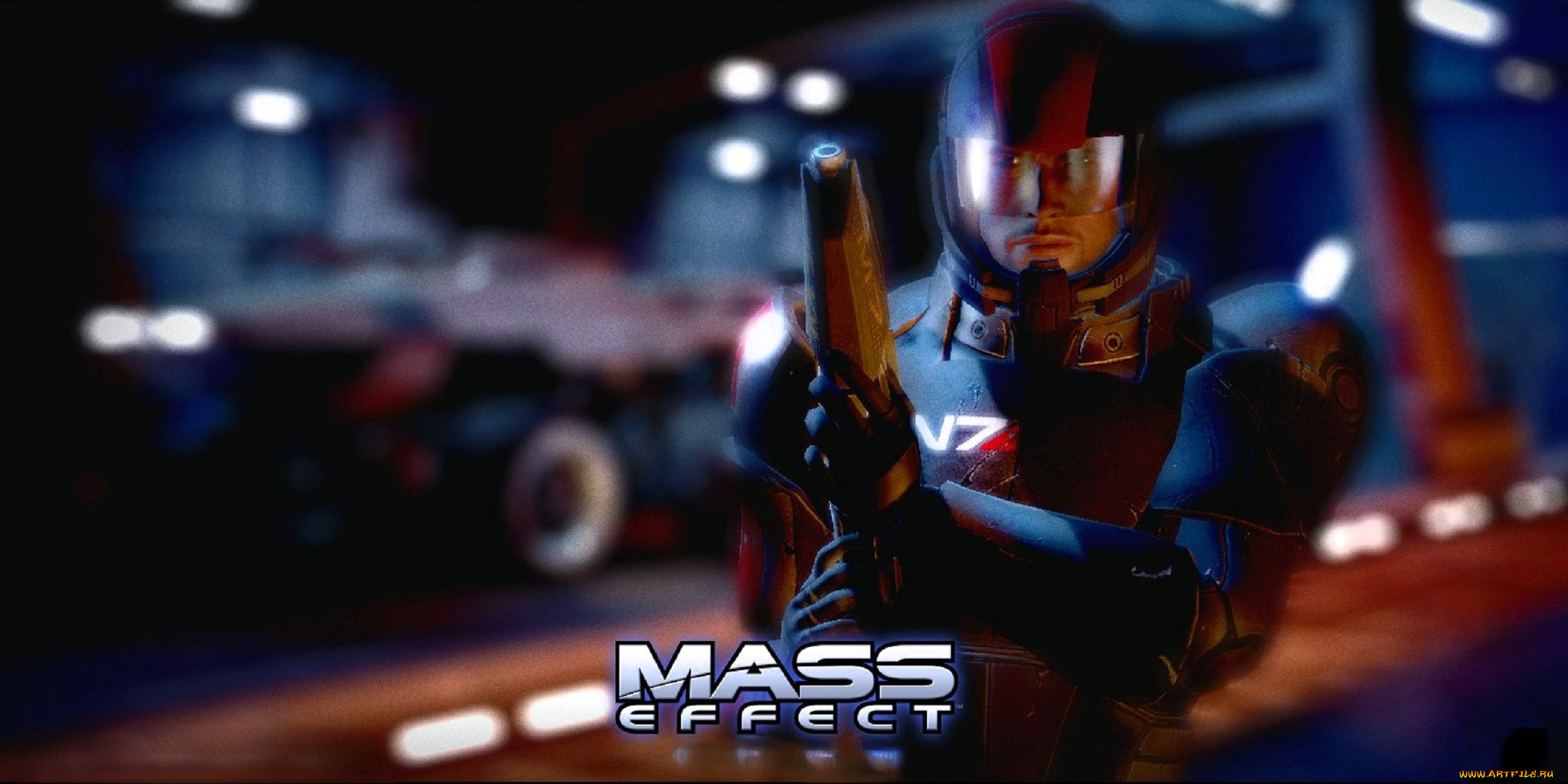 видео, игры, mass, effect, человек, оружие, броня, шлем