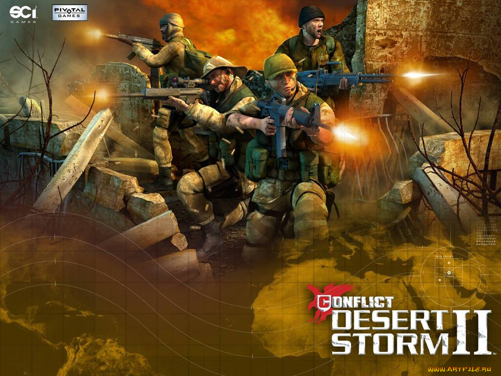 conflict, desert, storm, ii, видео, игры