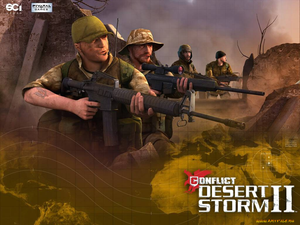 conflict, desert, storm, ii, видео, игры