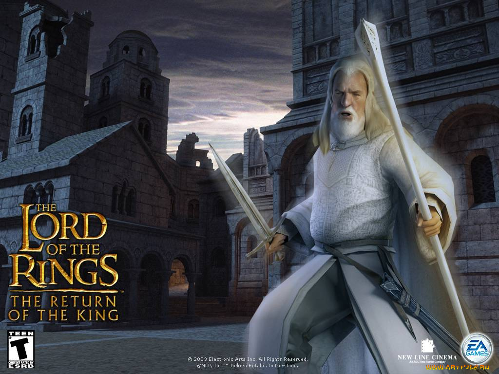 lord, of, the, rings, return, king, видео, игры