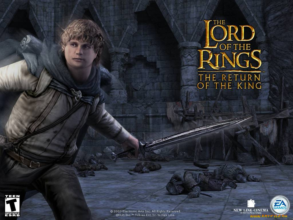 lord, of, the, rings, return, king, видео, игры