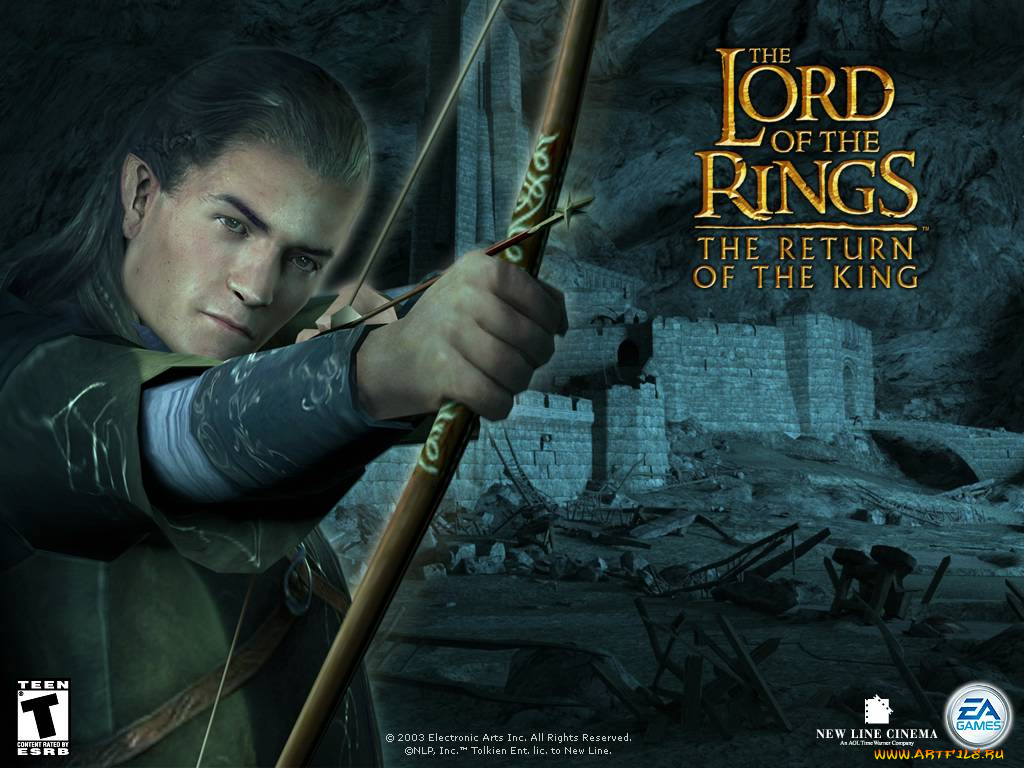 lord, of, the, rings, return, king, видео, игры