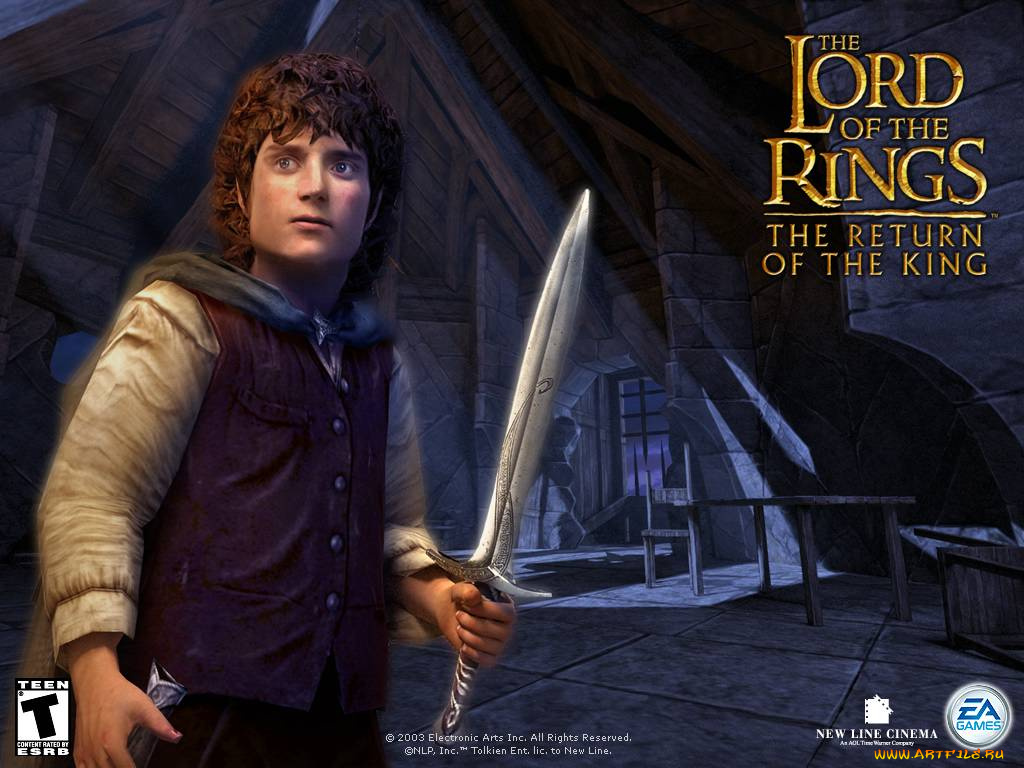 lord, of, the, rings, return, king, видео, игры