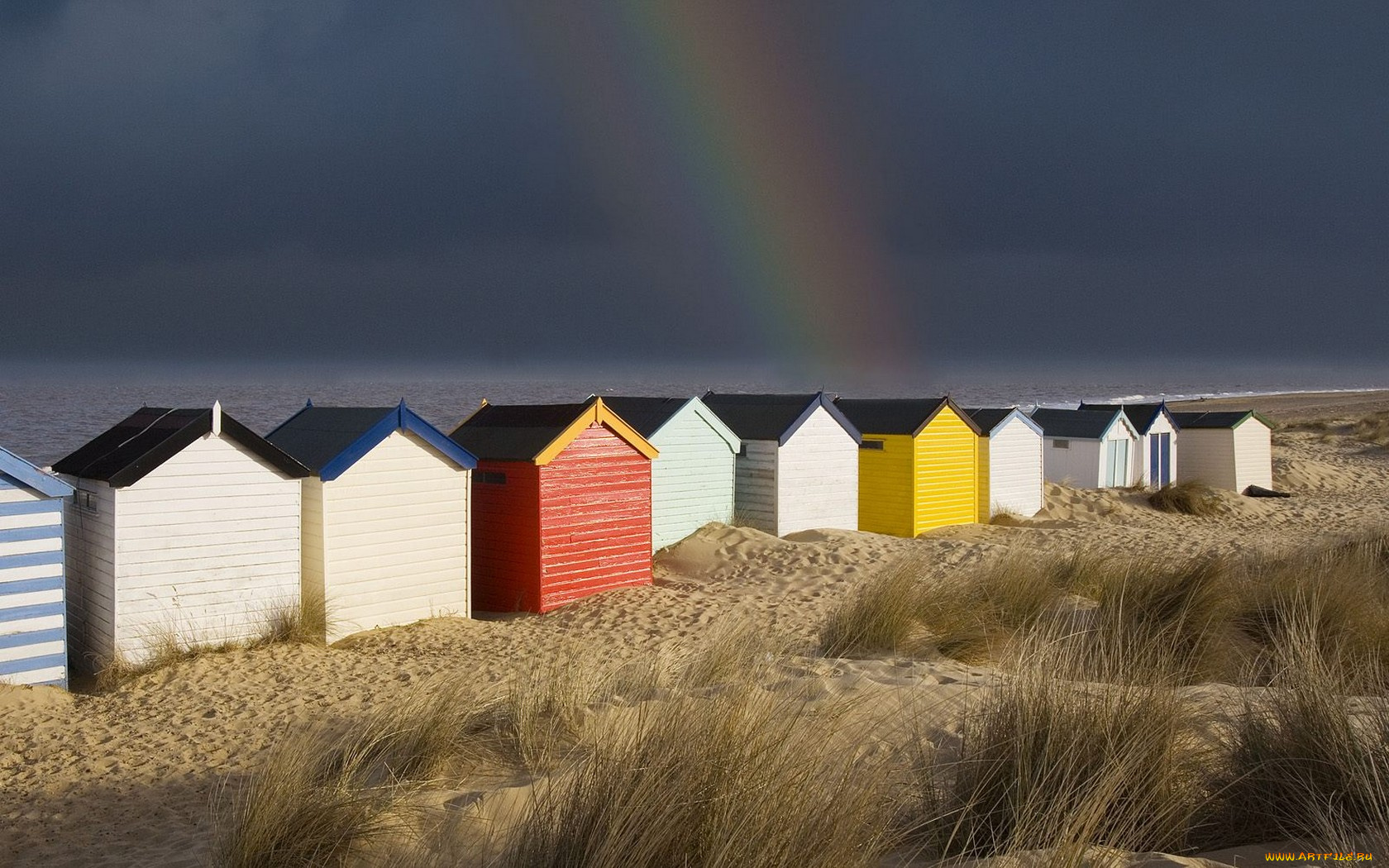 природа, радуга