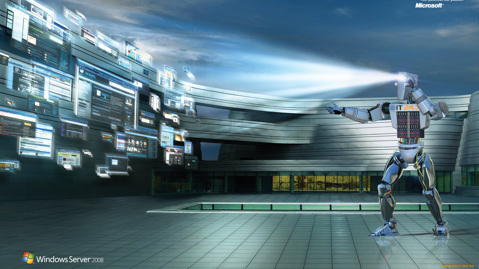 компьютеры, windows, server, 2008