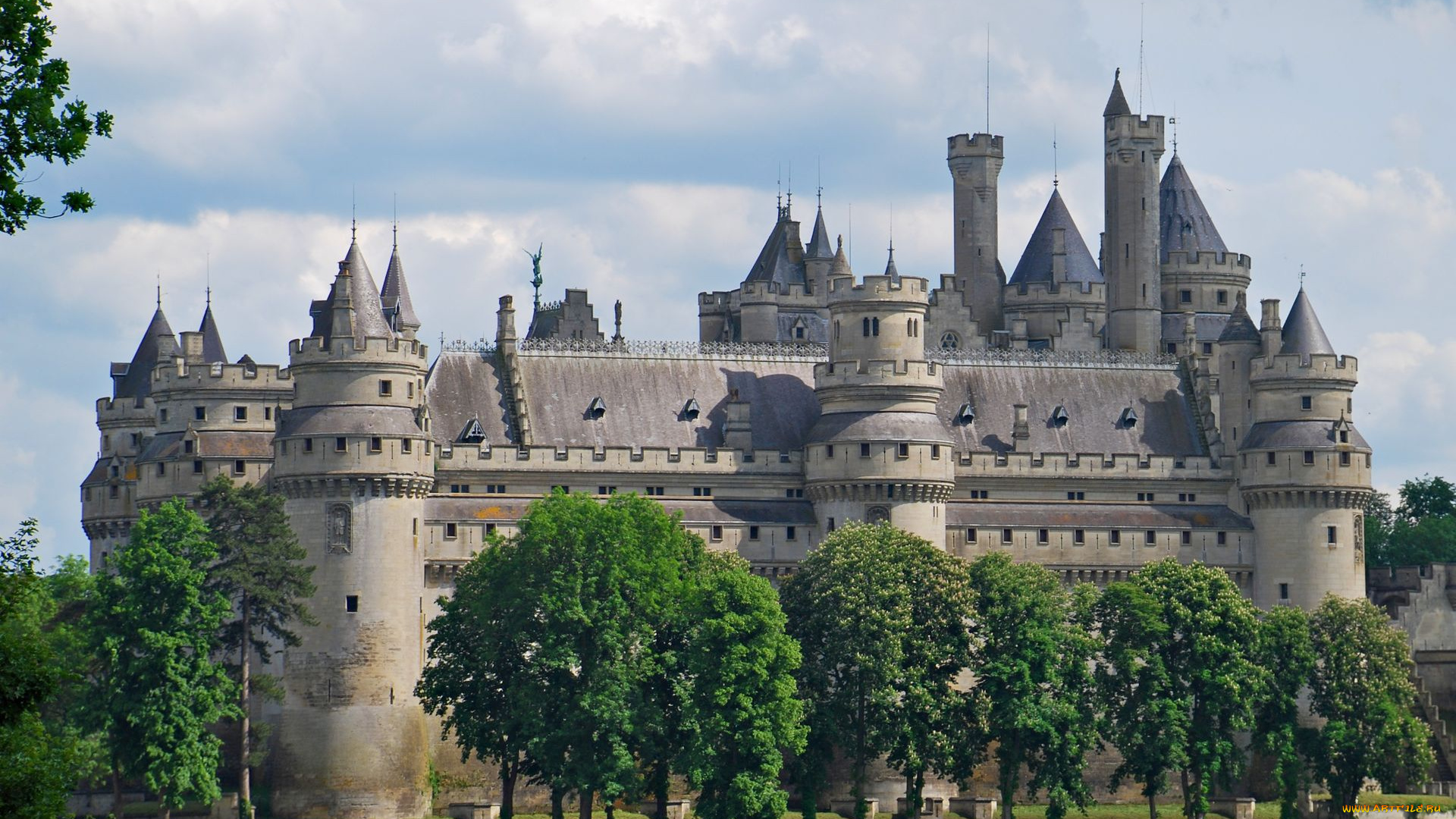 pierrefonds, france, города, дворцы, замки, крепости