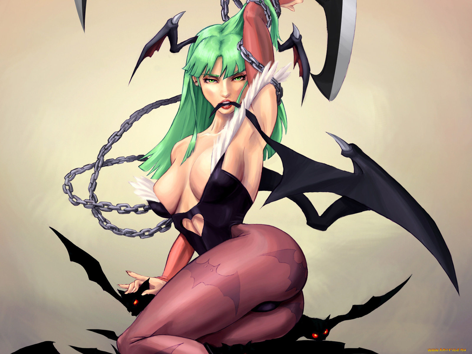 аниме, night, warriors