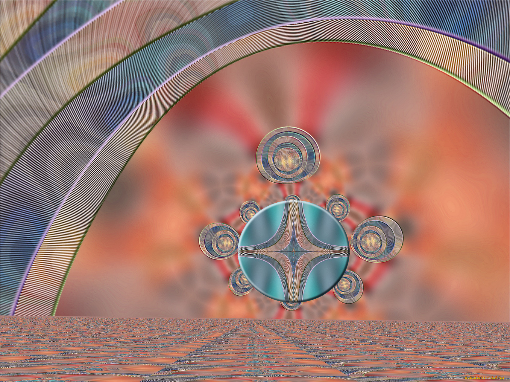 3д, графика, fractal, фракталы