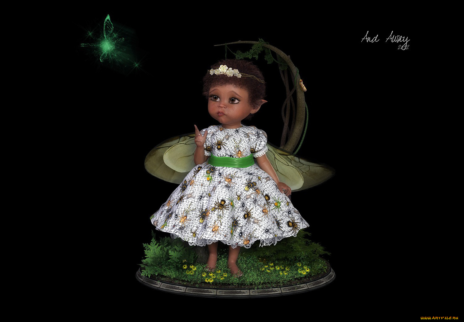 3д, графика, elves, эльфы, девочка