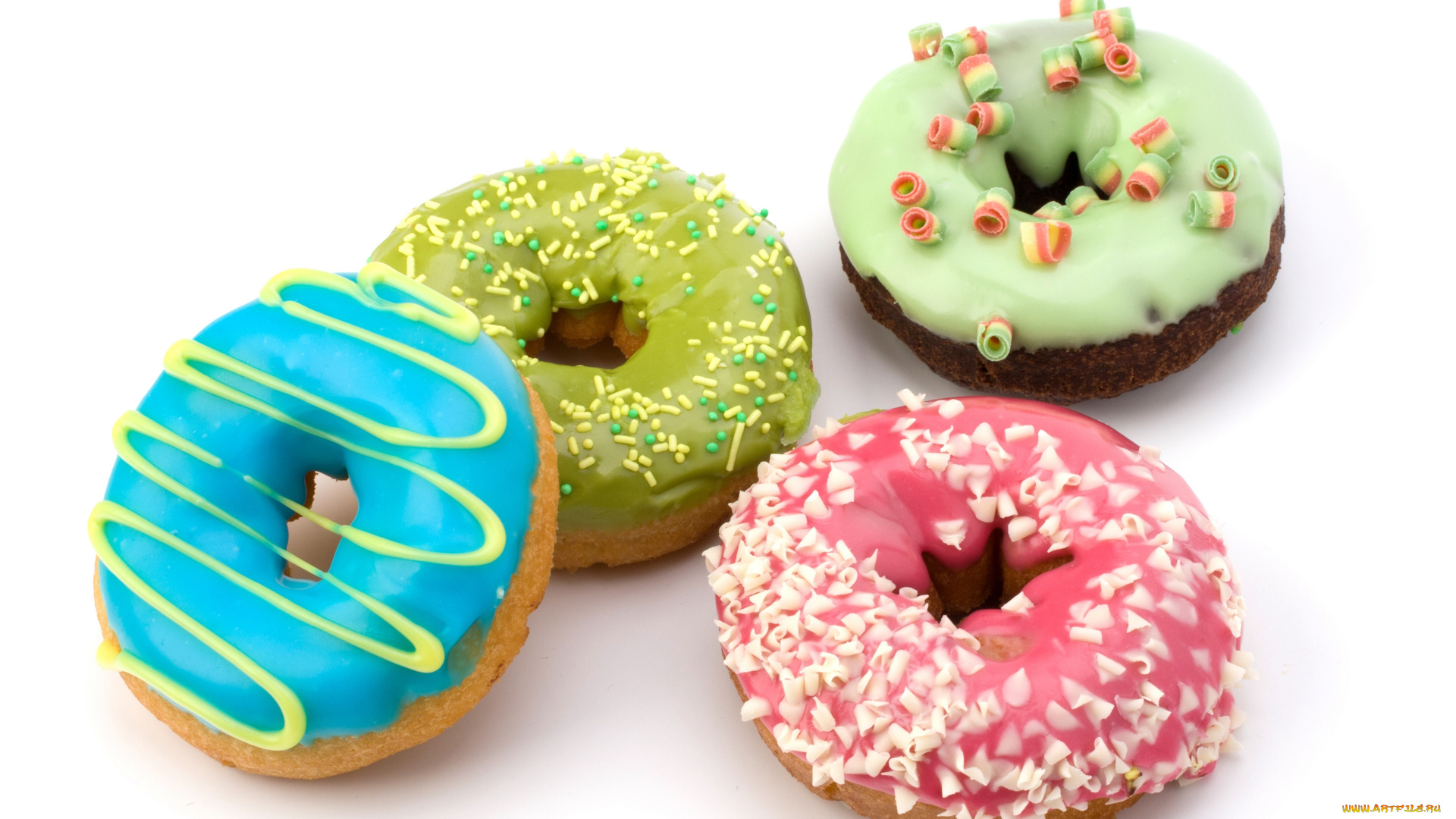 еда, пирожные, кексы, печенье, пончики