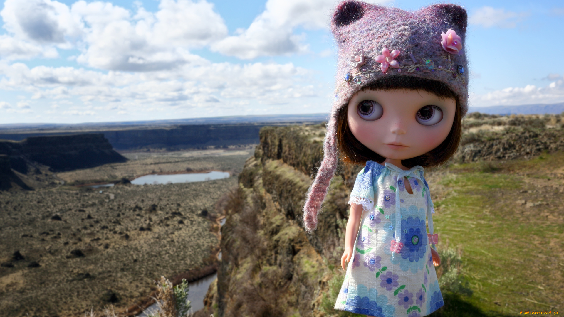 разное, игрушки, кукла, шапочка