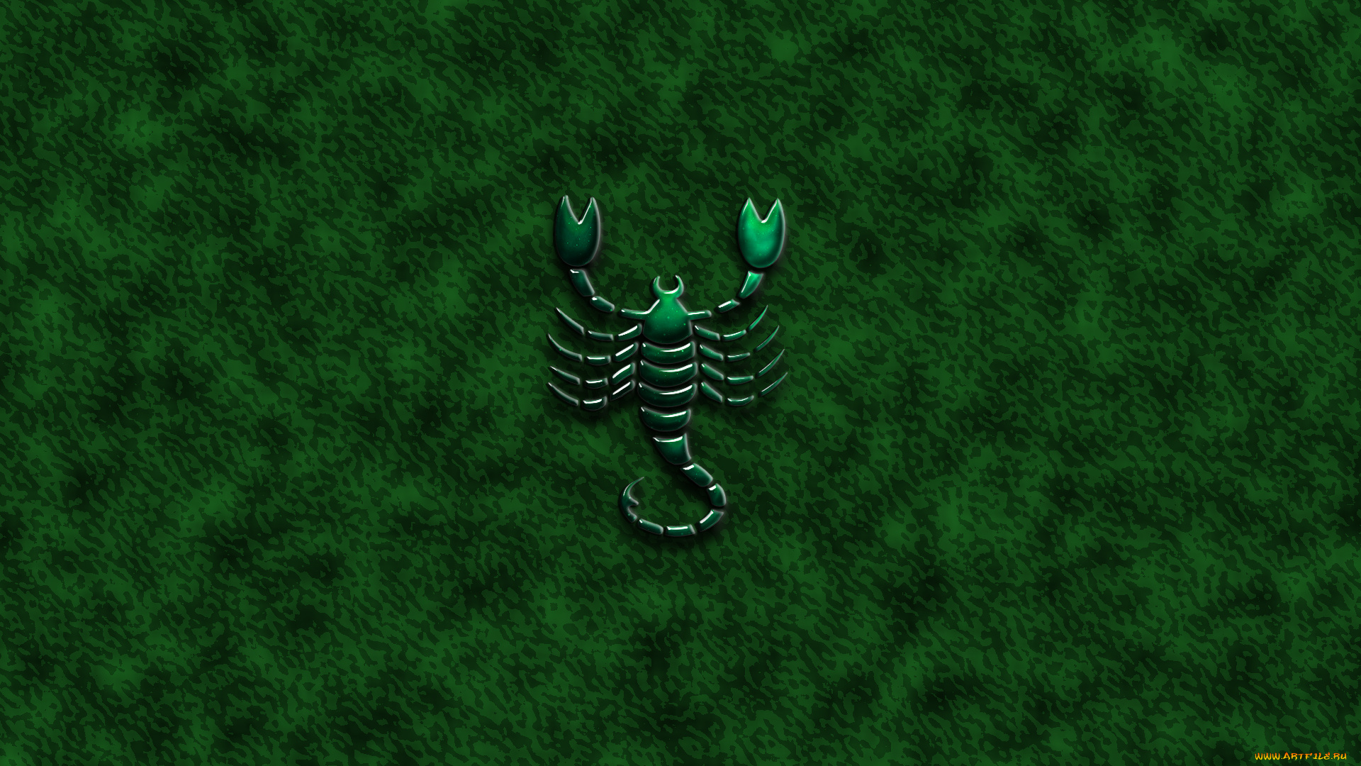 скорпион, 3д, графика, animals, животные, scorpion, зеленый, green