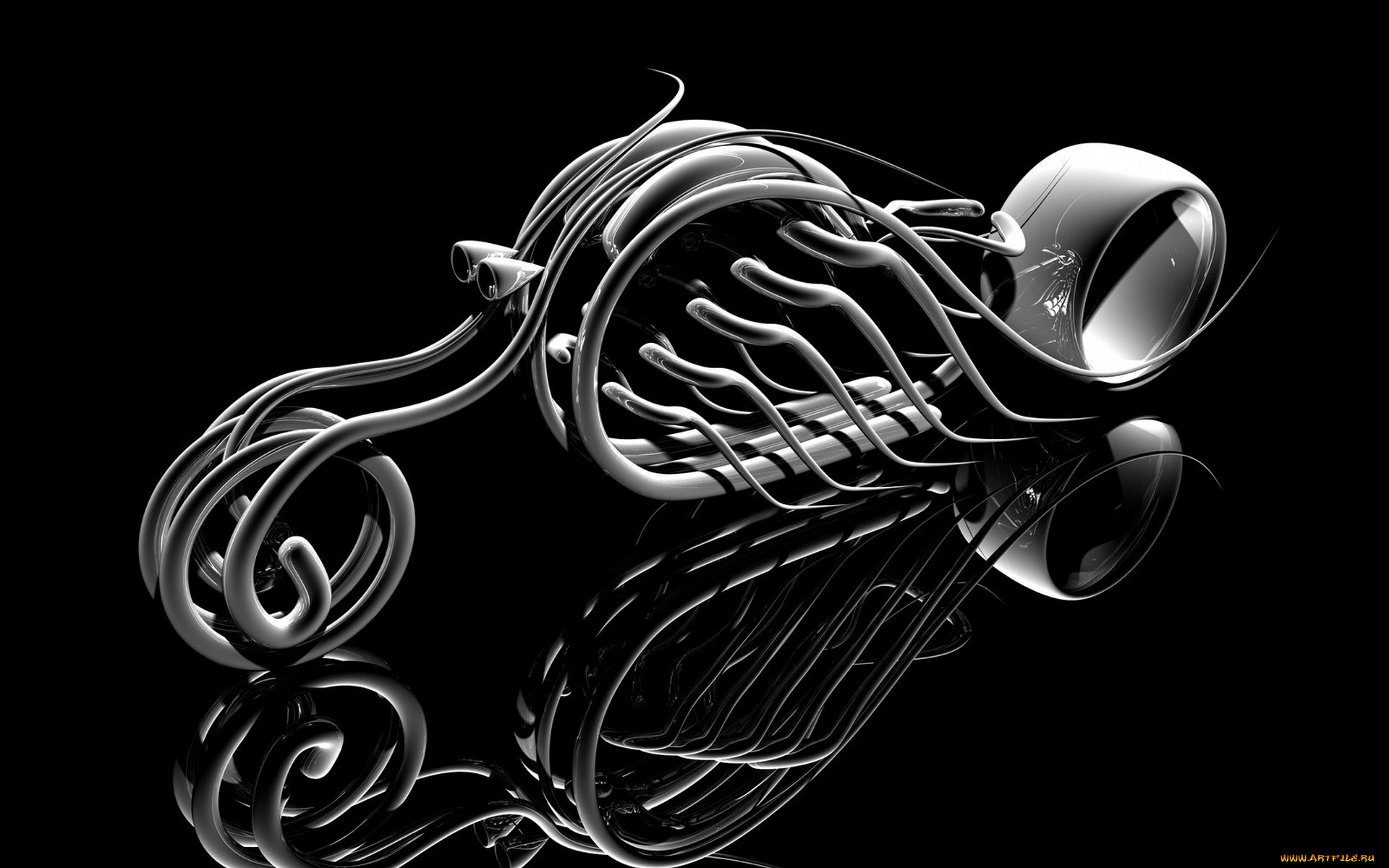 3д, графика, modeling, моделирование, мотоцикл