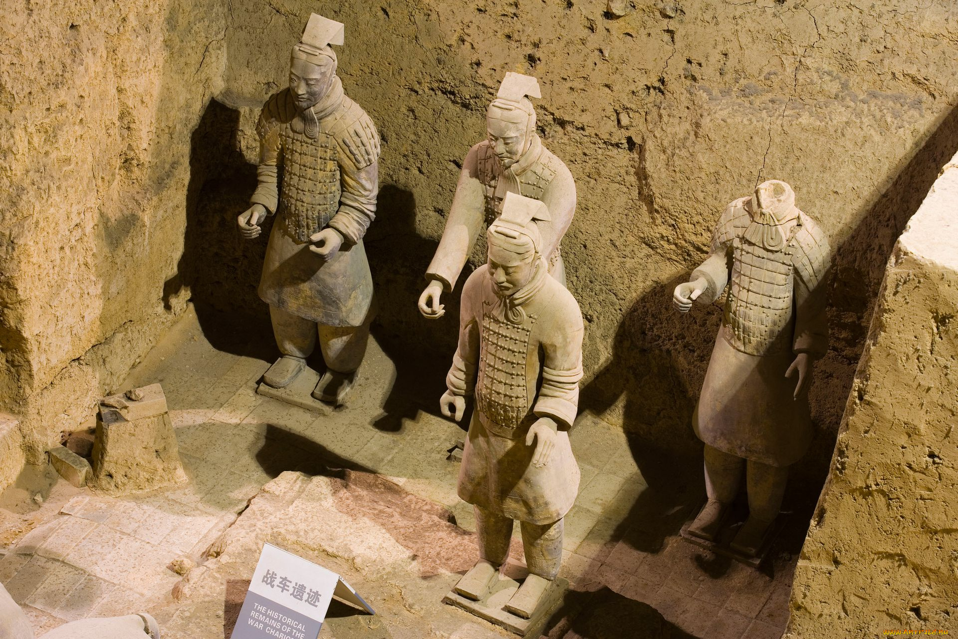 города, исторические, архитектурные, памятники, китайские, воины