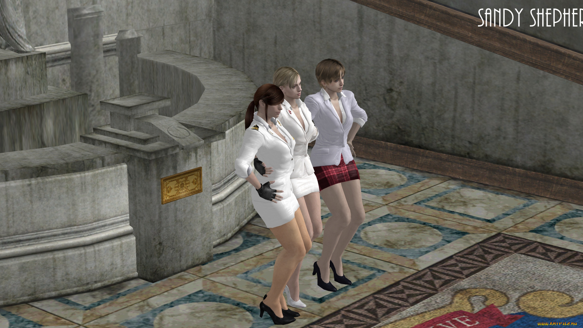 3д, графика, people, люди, девушки