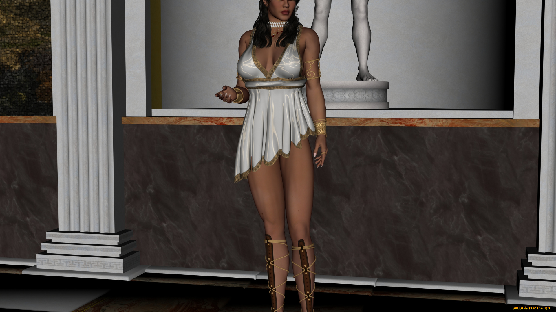 3д, графика, люди, , people, девушка, взгляд