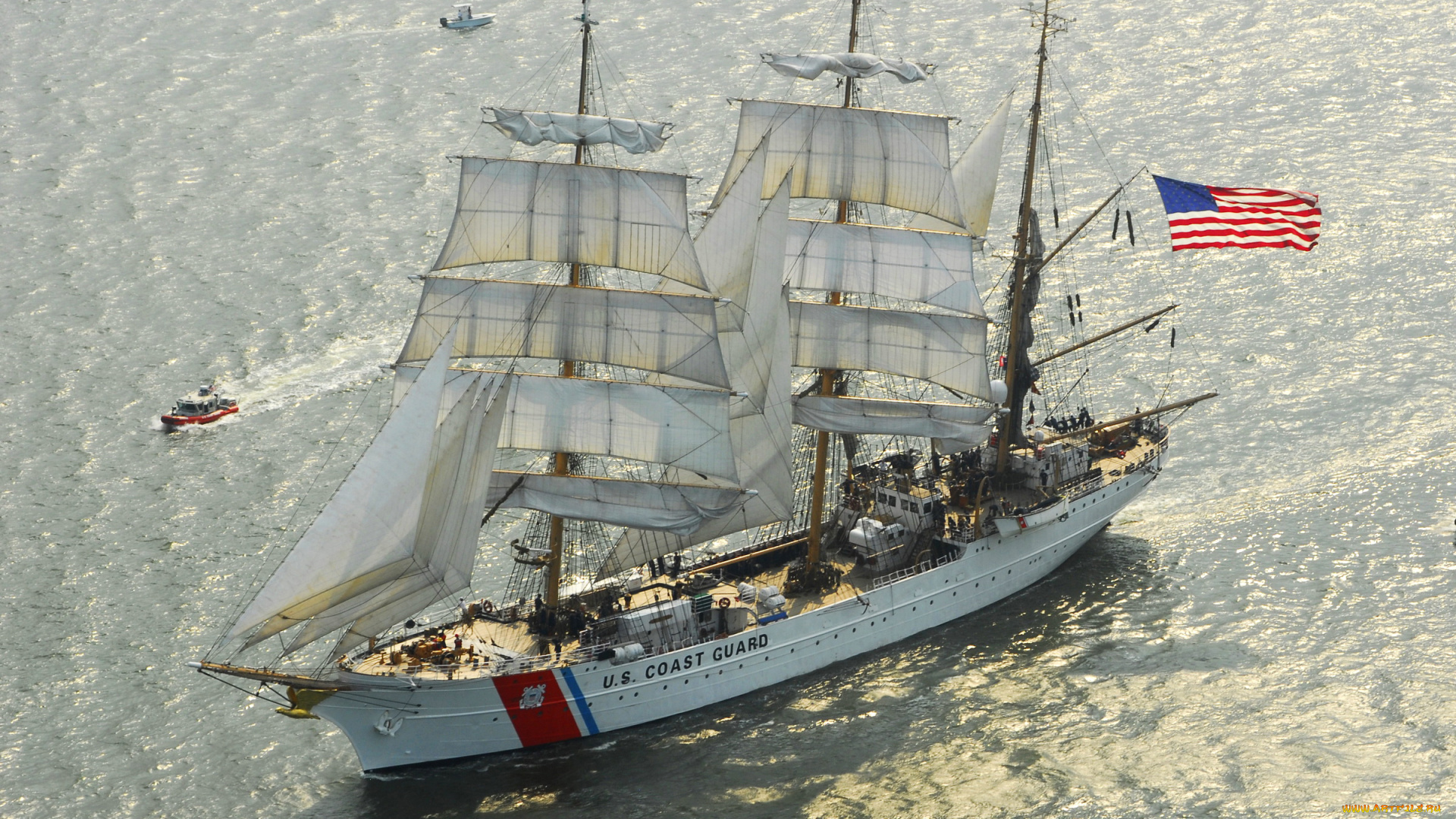 корабли, парусники, море, парусник