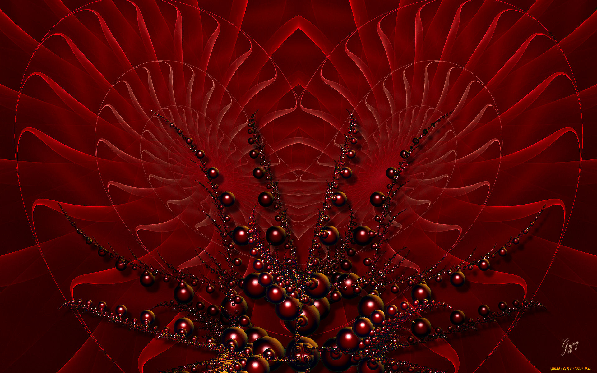 3д, графика, фракталы, , fractal, цвета, фон, узор