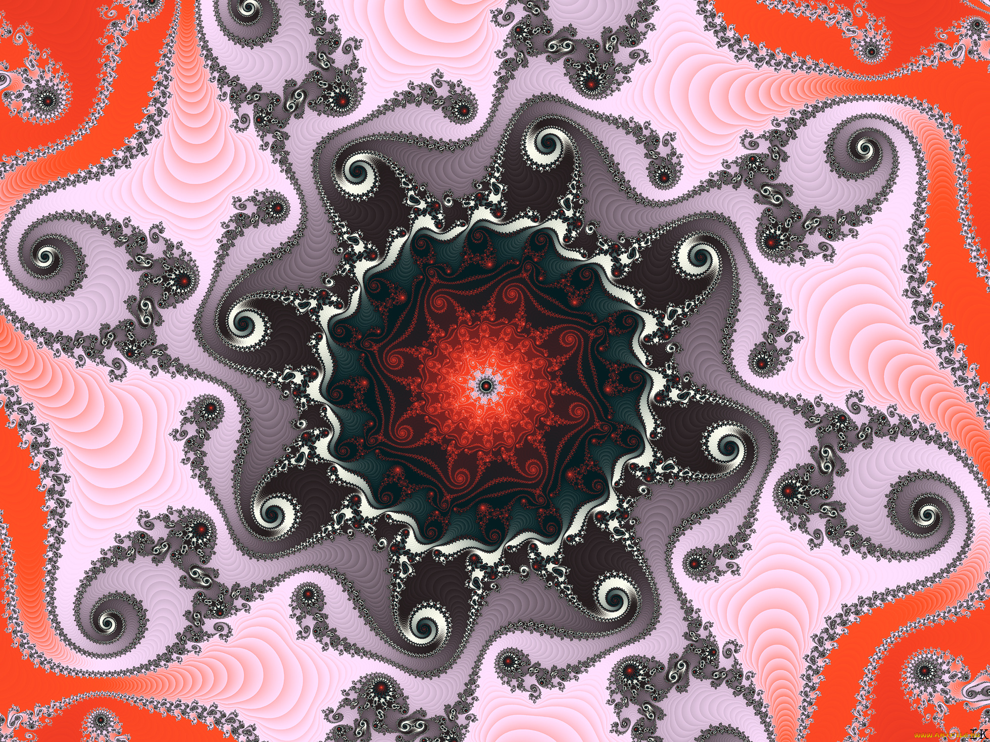 3д, графика, фракталы, , fractal, цвета, фон, узор