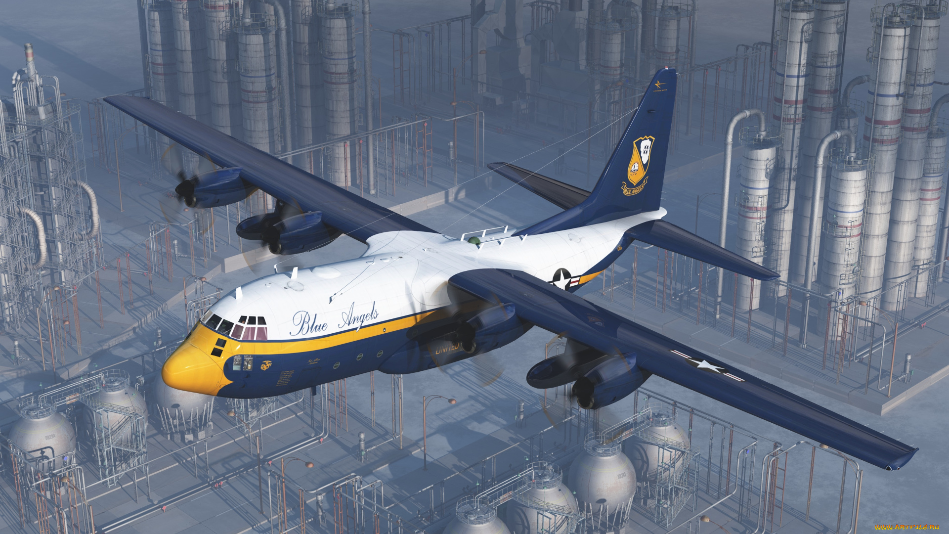 авиация, 3д, рисованые, v-graphic, самолет, полет