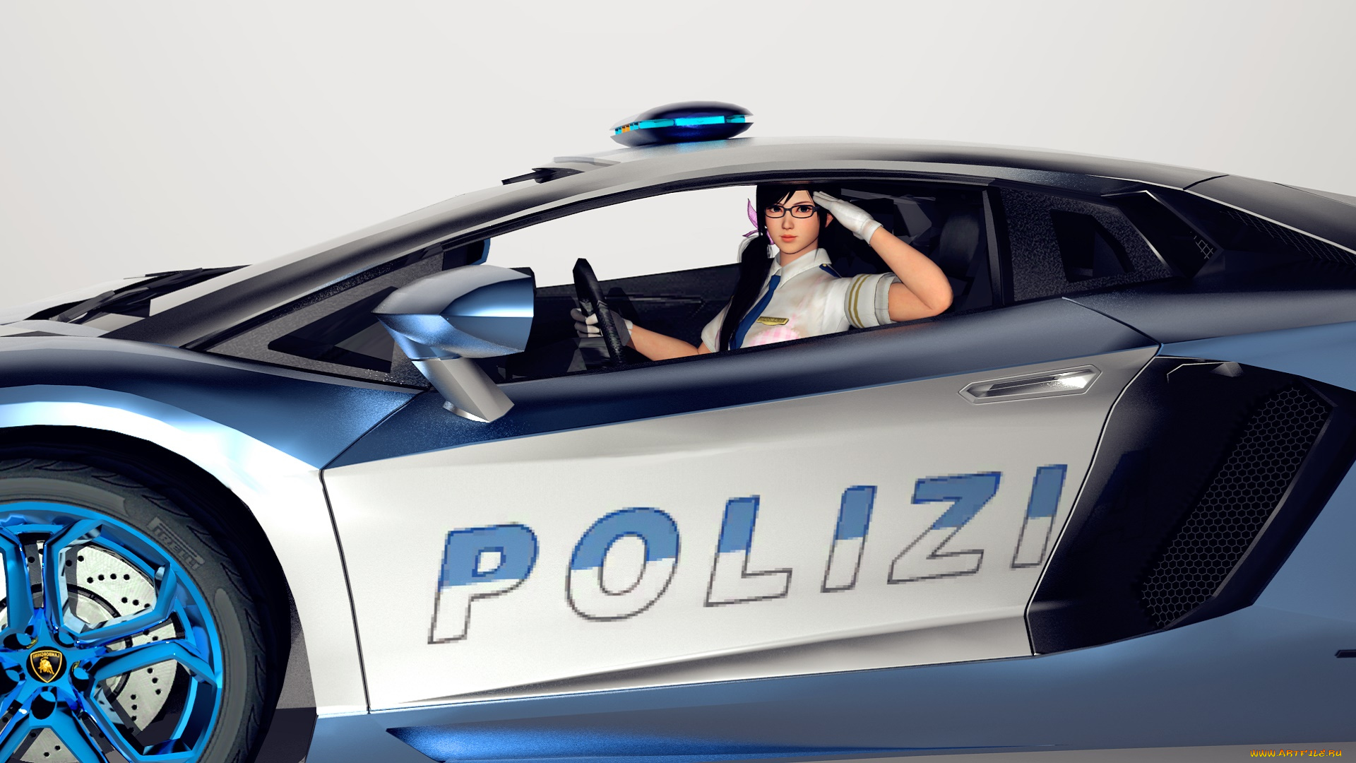 автомобили, 3d, car&girl, автомобиль, фон, взгляд, девушка