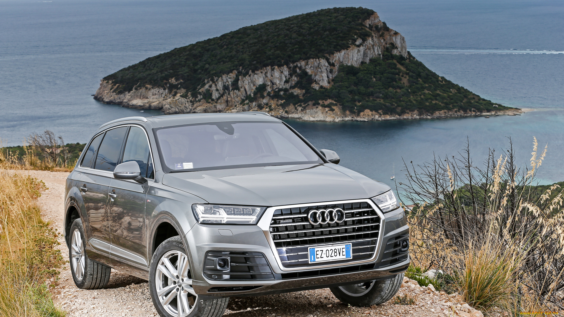 автомобили, audi, quattro, q7, tdi, 2015г, s, line