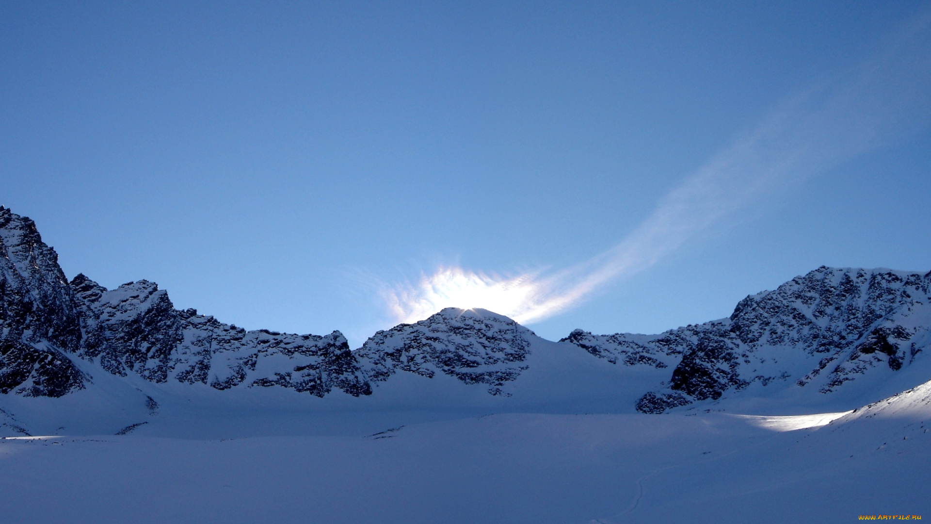 природа, горы, небо, снег, Чехия, шумава, narodni, park, sumava