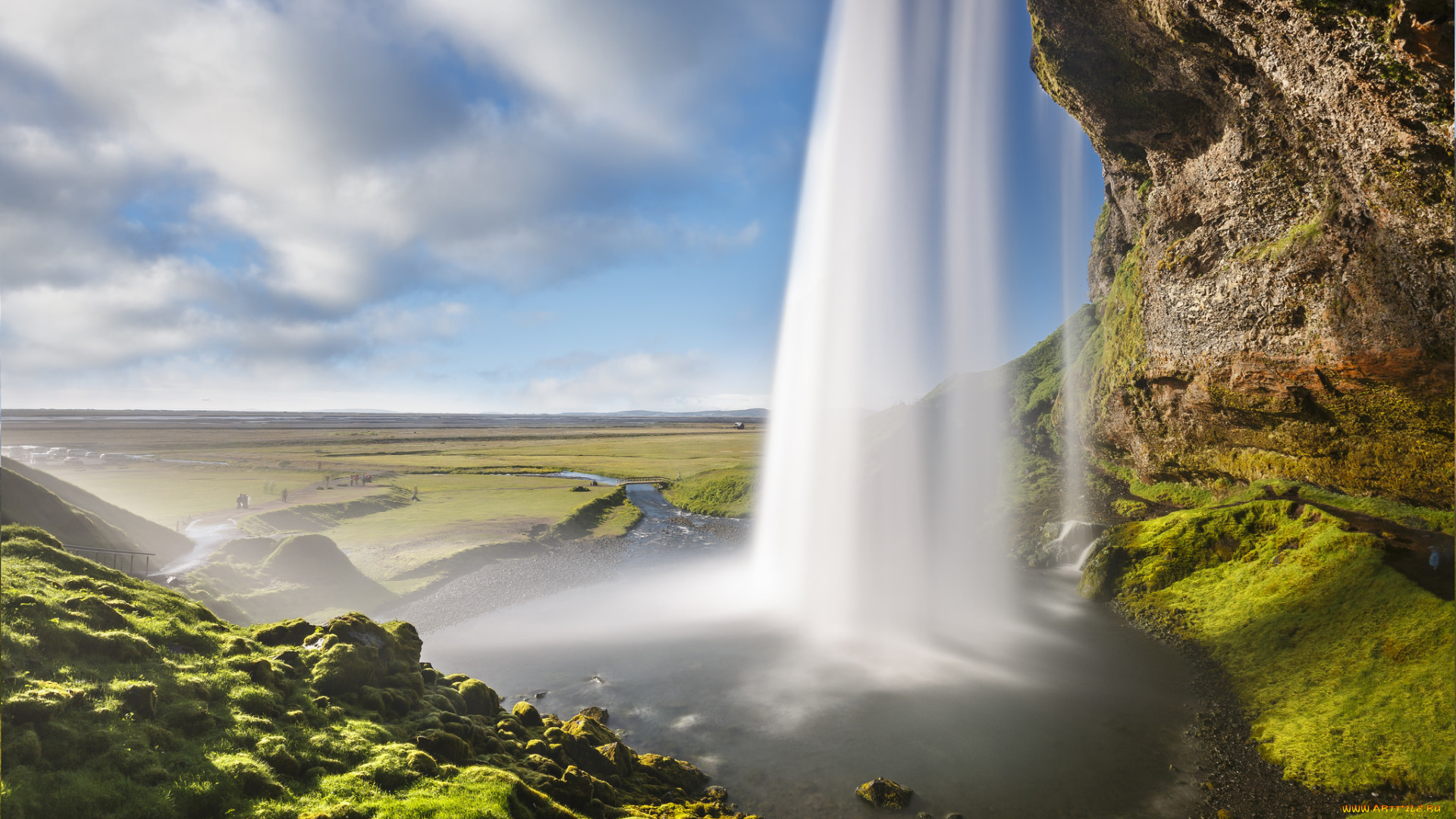 природа, водопады, поток, гора, водопад, пейзаж, долина, река, ручей
